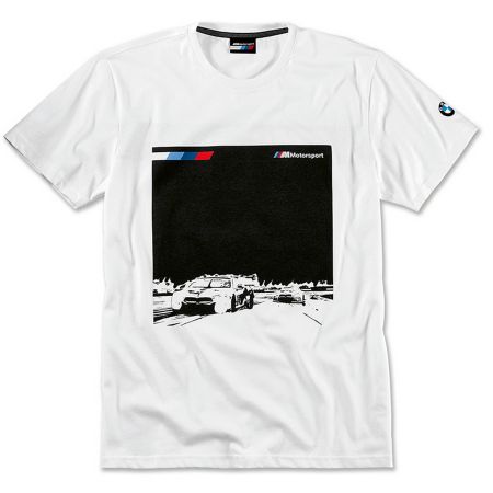 BMW 房車賽圖案男士T恤