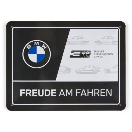 BMW「駕駛樂趣」品牌標語金屬牌
